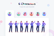 Modular Illustration Kit, an Empty State Illustration by ghanipradita (Thumbnail 3 of 8)