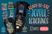 Joyful Letterings / 32 Quotes, a Decorative Illustration by Nina's Illustration Shop (Thumbnail 1 of 6)