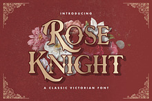 Rose Knight - Victorian Style Font