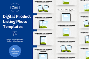 Planner Listing Photo Mockups Etsy, a Templates & Theme by The Chaos Project