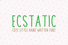 Ecstatic Typeface