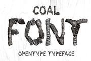 Coal Font, a Blackletter Font by Handmadefont (Thumbnail 1 of 9)