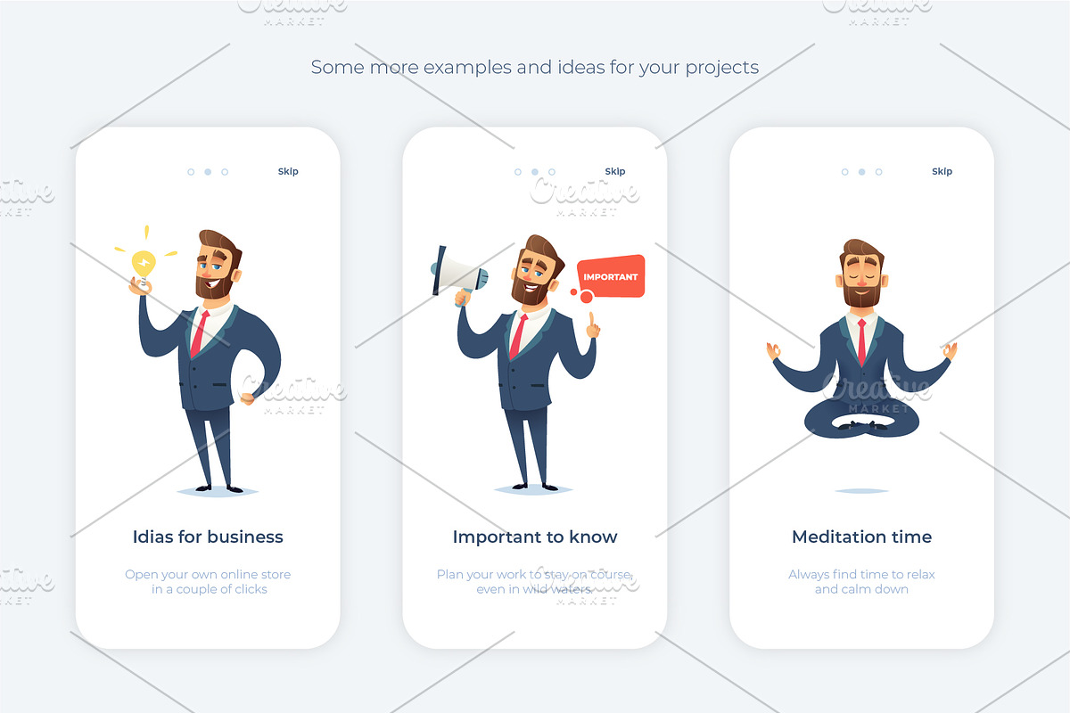 %SALE% -Businessman collection, a Work Illustration by VectorVision (Photo 8 of 9)