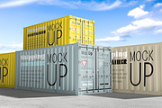 Shipping Container Mockup, a Cups & Container Mockup by groens (Thumbnail 3 of 4)