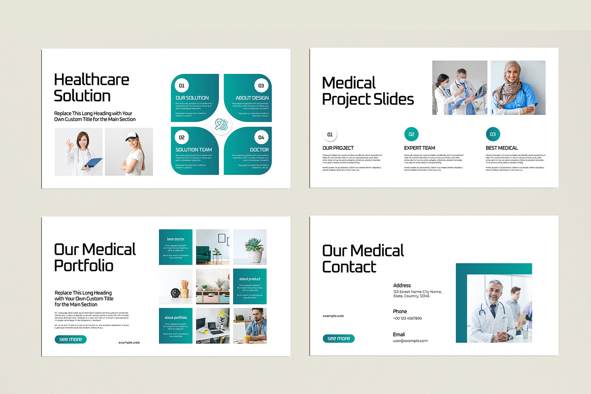 Medical and Healthcare Presentation, a Presentation Template by MightyDesign (Photo 5 of 8)