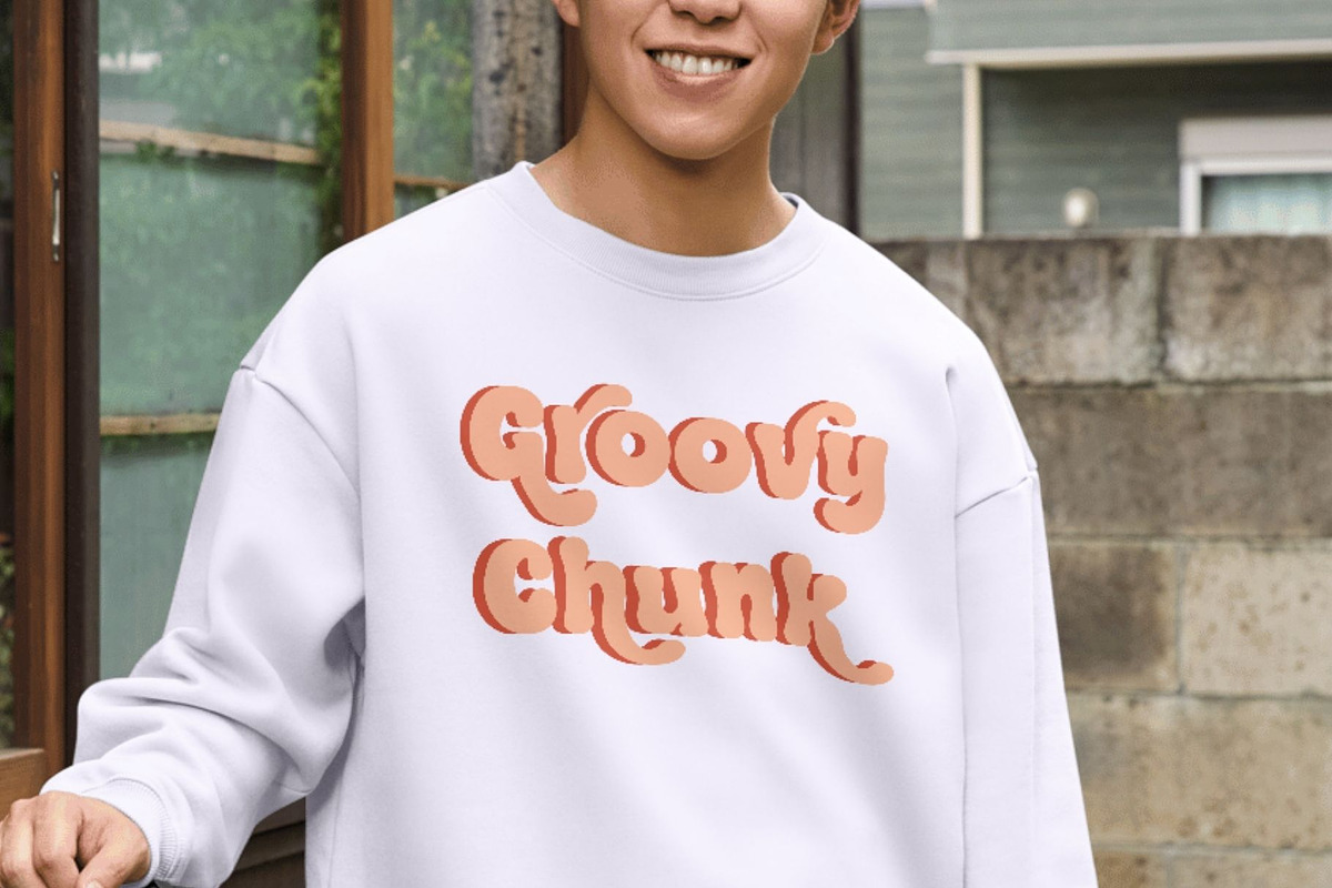 Groovy Chunk - Retro Display Font, a Symbol Font by AnningArts (Photo 3 of 7)
