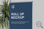 Roll Up Banner Mockups, an Advertising Mockup by graphiccrew (Thumbnail 8 of 10)