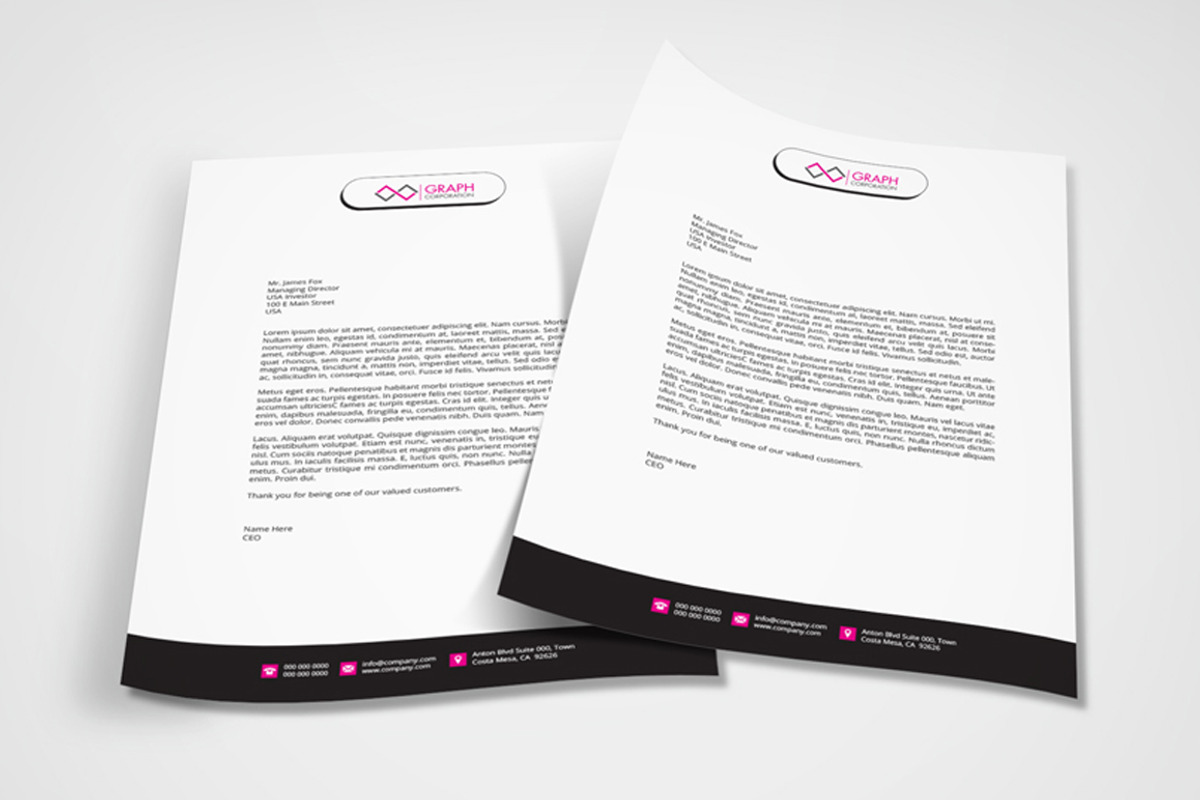 Letterhead, a Stationery Template by asimalikhan555 (Photo 2 of 6)