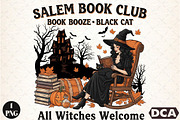 Halloween Fall Witch Salem Book Club, an Illustration by DreamCafeArt (Thumbnail 1 of 7)
