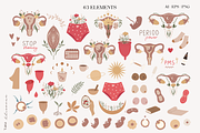 Woman cycle collection, a Healthcare Illustration by Alisovna (Thumbnail 3 of 10)