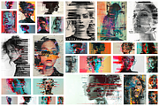 90 Glitch faces, a Person Illustration by Handmadefont (Thumbnail 4 of 94)