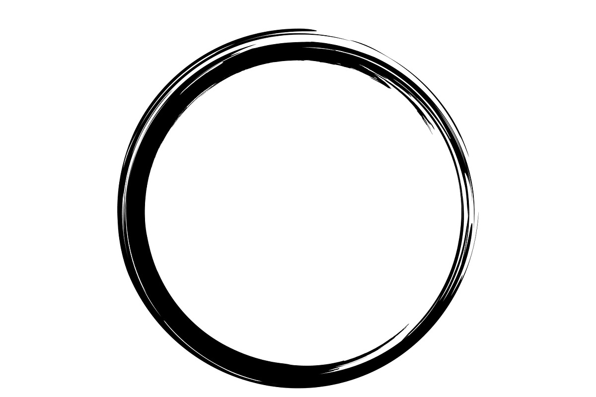 Grunge circle frame., an Illustration by Tanysl (Photo 4 of 4)