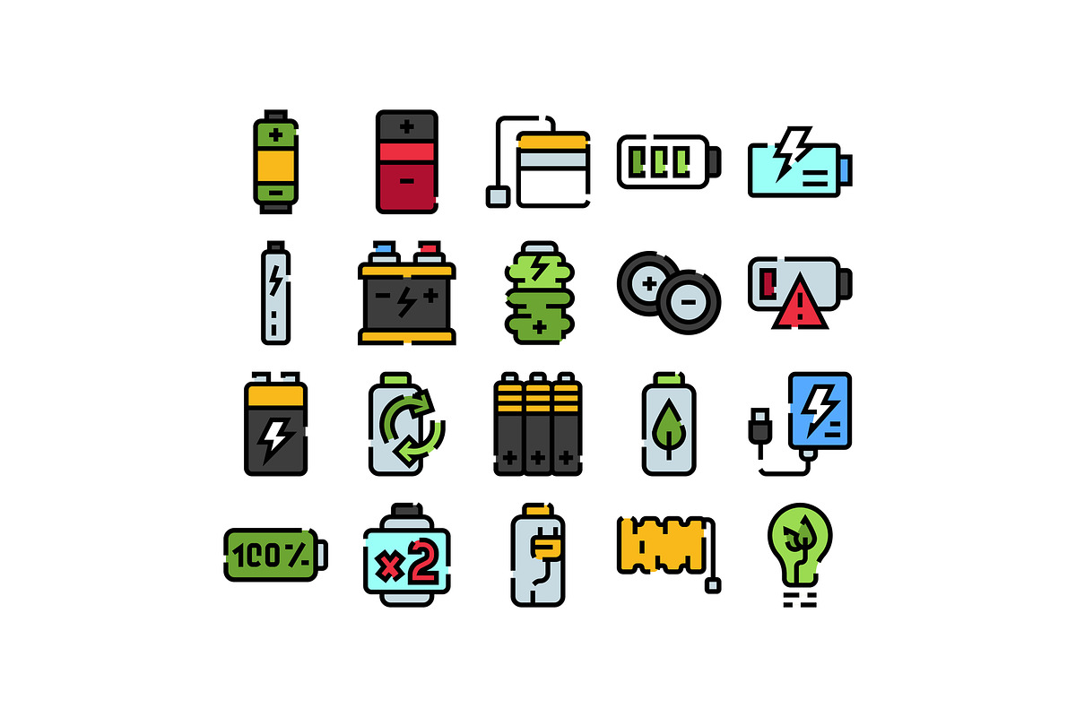 Battery energy power and electricity, an Object Graphic by pikepicture (Photo 1 of 3)