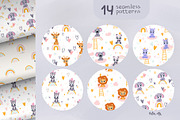 Baby animals and rainbow. clipart, an Animal Illustration by tata_ota (Thumbnail 9 of 13)
