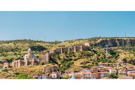 Scenic View Of Narikala Fortress And, an Architecture Photo by Our Amazing World