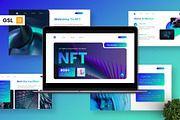 NFT - Art Digital Google Slide, a Presentation Template by Deepslide Studio (Thumbnail 1 of 4)