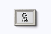 Vintage Male Portraits, a Decorative Illustration by TheBlackPixelCo (Thumbnail 4 of 7)