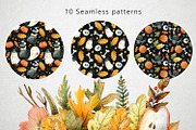 Magic Halloween Watercolor Set, an Object Illustration by annasokol_ (Thumbnail 5 of 8)