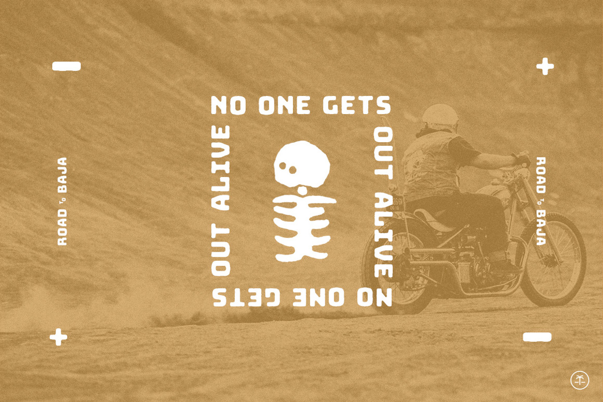 Road to Baja - Simple Display Font, a Font by Spring Break Jake (Photo 2 of 4)