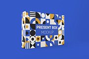 Present Box Mockup, a Packaging Mockup by Qaleb Studio (Thumbnail 1 of 3)