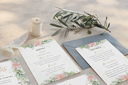 Eucalyptus Pink Floral Wedding Suite, an Invitation Template by R Whitehurst Design (Thumbnail 4 of 5)