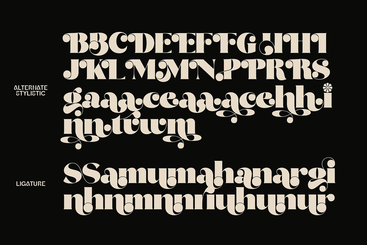 Gritah - Display Serif Font, a Serif Font by Luna Shop (Photo 4 of 8)