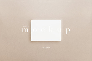 Beige 5x7 Card Mockup Bundle