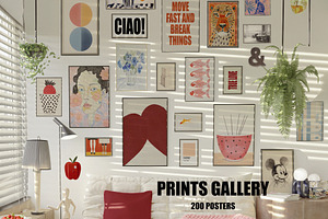 200 Eclectic Prints