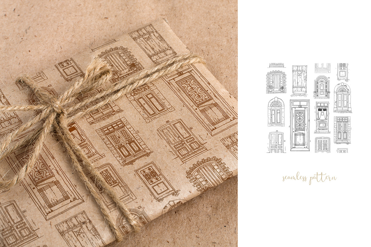 Doors. Vector set, an Object Illustration by iri-illustration (Photo 4 of 9)