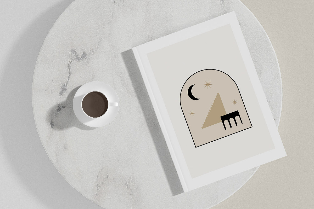 Space Boho Poster Clipart Template, a Decorative Illustration by Imaginary Party (Photo 3 of 7)