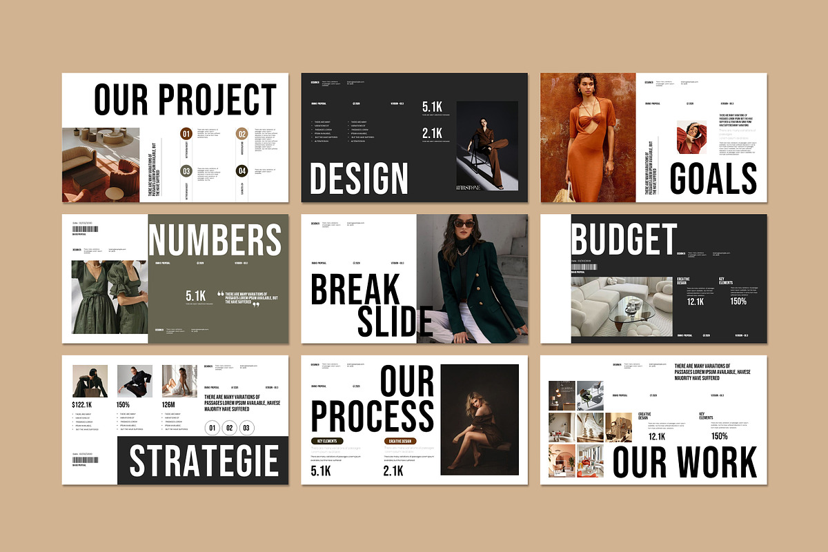 Brand Portfolio Presentation Templat, a Presentation Template by Soraclod (Photo 9 of 11)