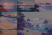 Outline Font Bundle - 34 Fonts!, a Sans Serif Font by HipFonts (Thumbnail 11 of 17)
