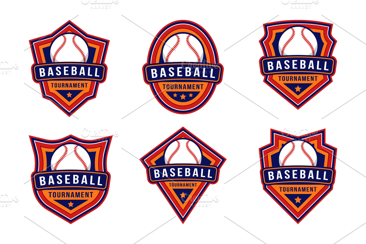 baseball badge logo design, a Branding & Logo Template by Abdul Aris (Photo 1 of 2)