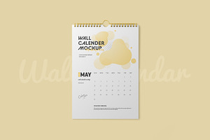 Wall Calendar Mockup