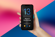 Hand Mockups iPhone 13 Pro, normal, an iPhone Mockup by Pierre Borodin (Thumbnail 8 of 10)
