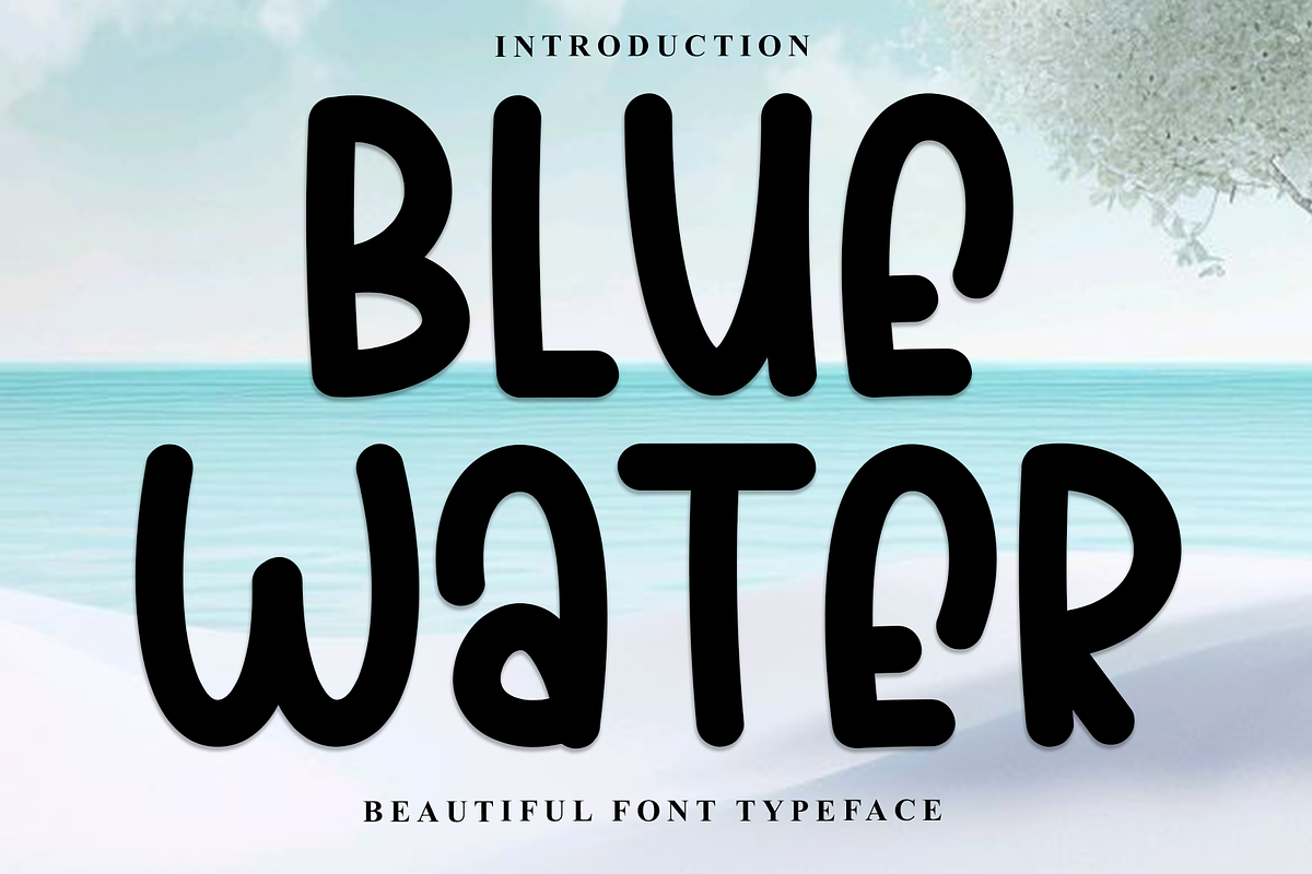 Blue Water, a Script Font by InermediaSTUDIO (Photo 1 of 7)