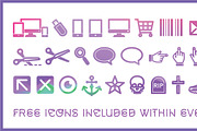 Middlecase, a Font by HeadFirst (Thumbnail 10 of 10)