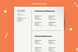 Modern Resume Template CV