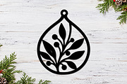 Rustic Botanical Wooden Christmas, an Object Graphic by CraftArtStudio (Thumbnail 2 of 3)