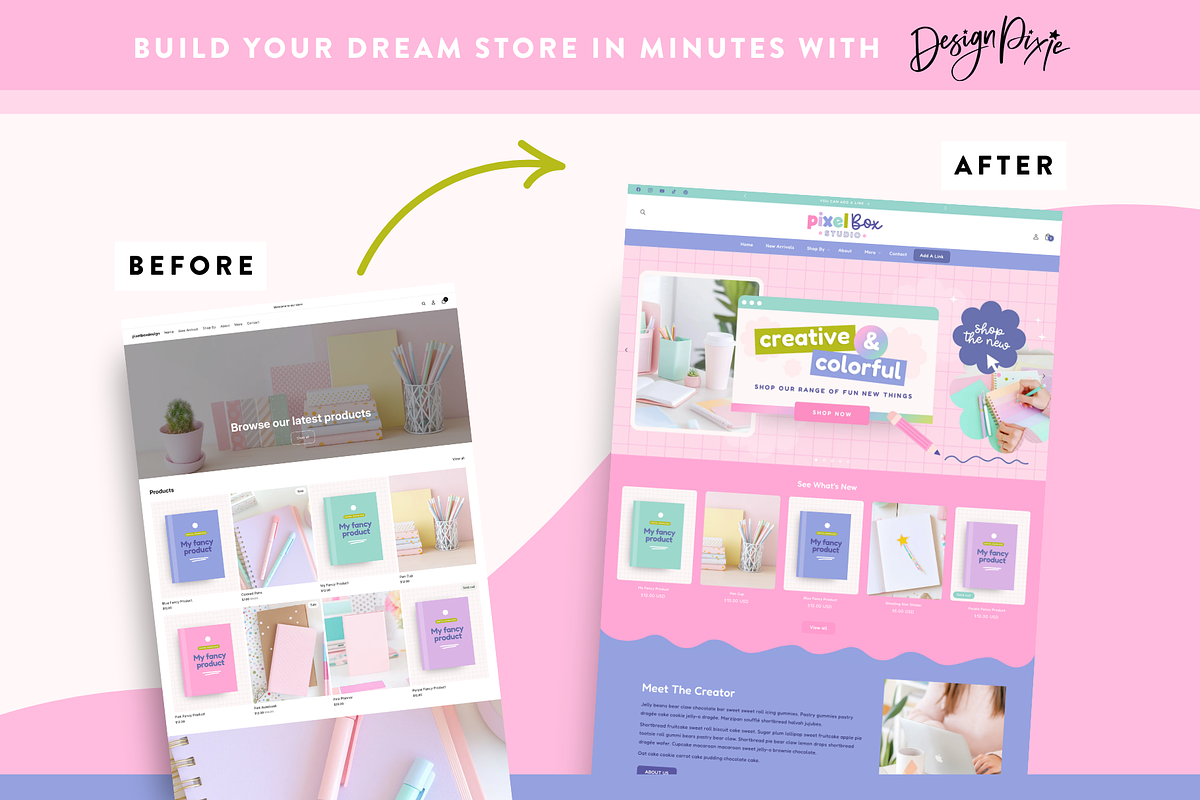 Shopify Theme for Digital Products, a Shopify Template by Design Pixie (Photo 5 of 11)