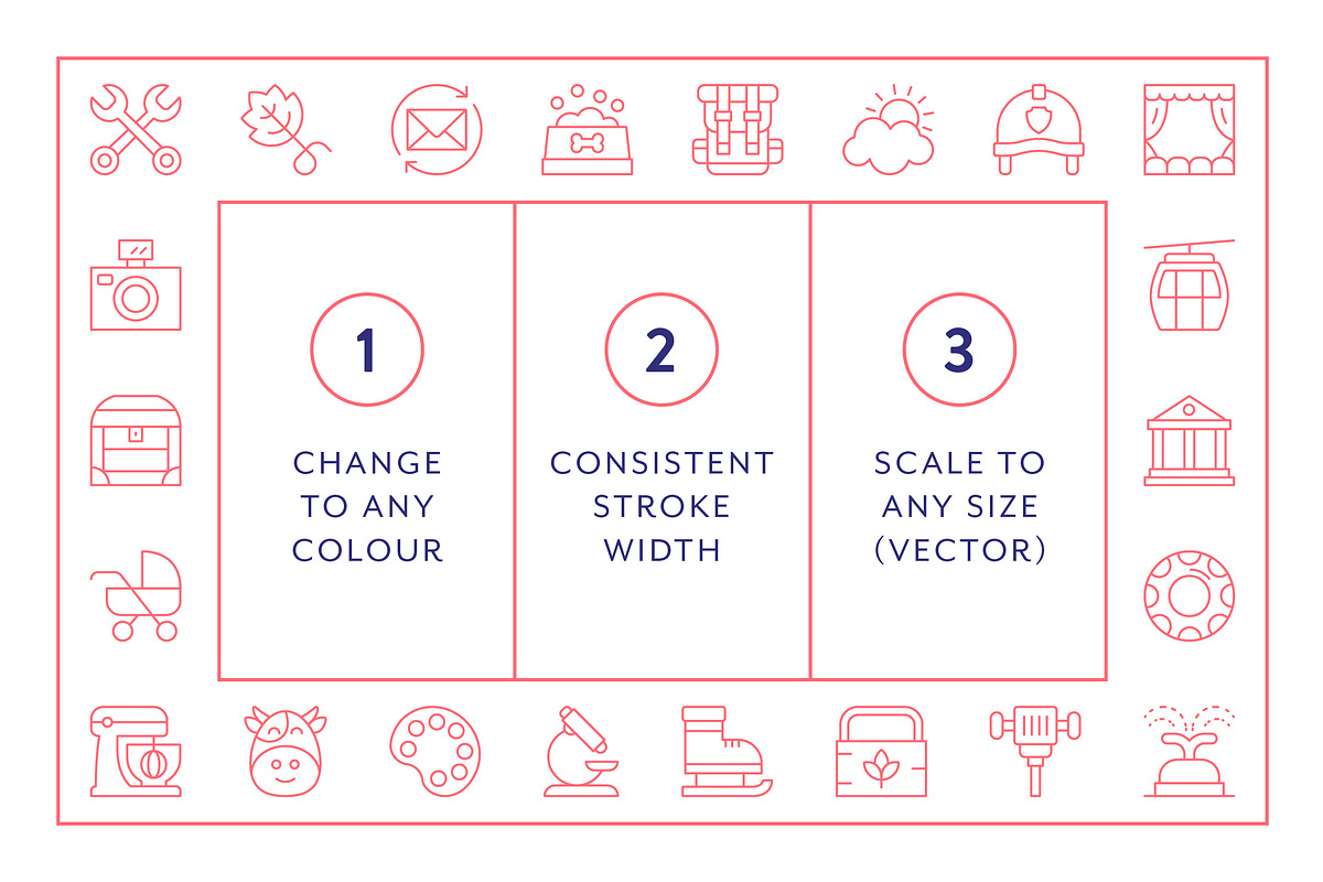 Mega Bundle Vol 4 Line Icons, an Outline Icon by Made by Made (Photo 5 of 10)