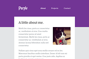 Purple, for Kirby 2 CMS, a Templates & Theme by Starckio (Thumbnail 2 of 5)
