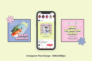 Uplane Retro Instagram Template