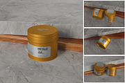 Metallic Jar Mockup, a Product Mockup by MrLetters (Thumbnail 1 of 5)