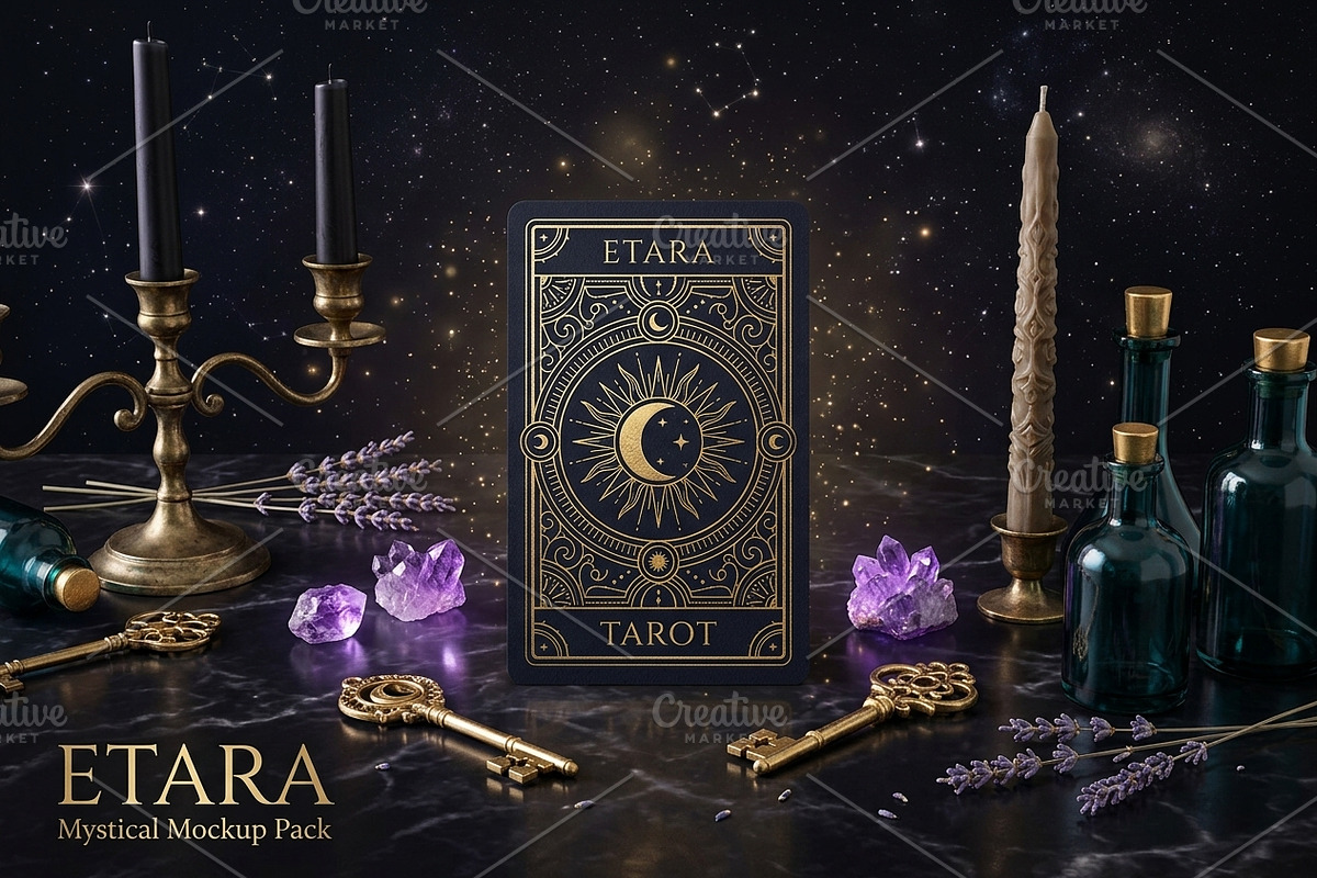 ETARA Mystical Mockup Pack, an Object Graphic by ETARA by Mea Hau (Photo 1 of 60)