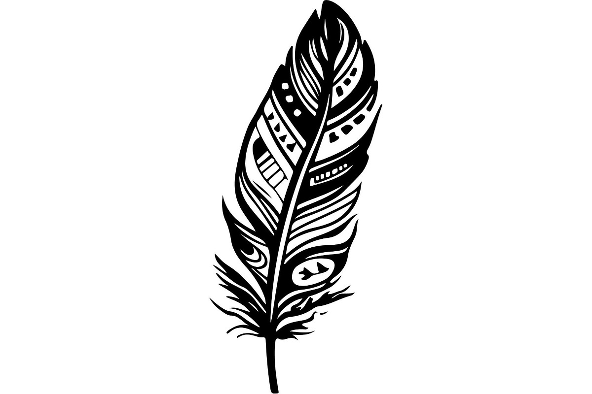 Feather SVG Bundle, an Object Graphic by Designer_Momina (Photo 9 of 18)