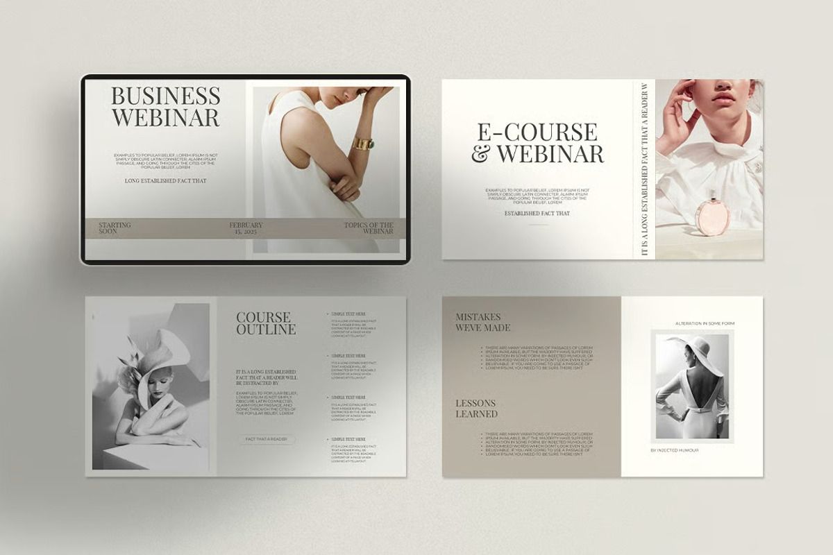 Masterclass Slide Deck Presentation, a Presentation Template by Fit-tee (Photo 4 of 8)