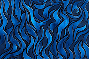 Blue Flame Leather | Fiery Blue, a Pattern Graphic by Printable Treasure (Thumbnail 4 of 7)