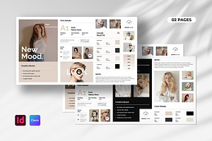 Moodboard Design Layout Template, a Presentation Template by Spark_Creative