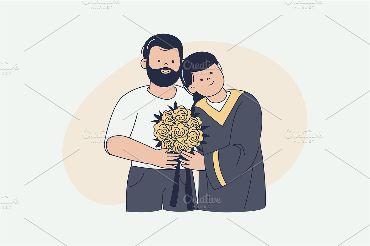 Student Graduation Illustration, an Object Graphic by Jump Studio (Photo 9 of 14)